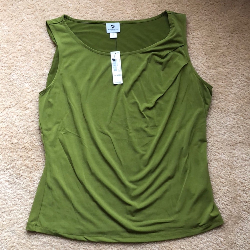 NWT Worthington green top size XL